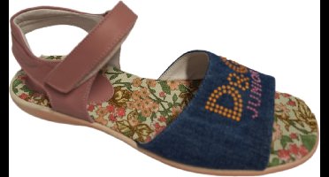 D&G FASCIA BLEU DENIM FLEURI SOLE SIZE 36