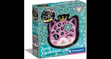 Clementoni - Crazy Chic - Lovely Oogschaduw - Luipaard - Make-up voor kinderen - vanaf 6 jaar