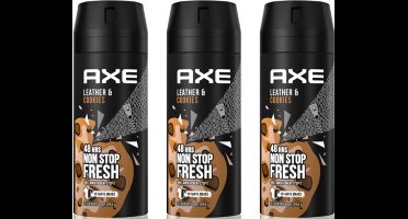 Axe Deospray Collision Leather & Cookies - 3x150 ml