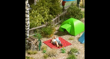 Busch - 1/87 A-SET: ZELTROMANTIK H0 (2/24) * - modelbouwsets, hobbybouwspeelgoed voor kinderen, modelverf en accessoires