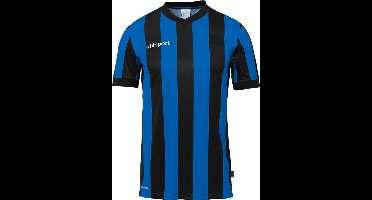 Uhlsport Stripe 2.0 Shirt Korte Mouw Heren - Zwart / Royal | Maat: S
