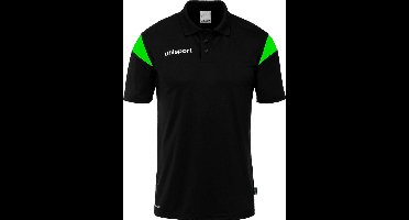 Uhlsport Squad 27 Polo Heren - Zwart / Fluo Groen | Maat: S