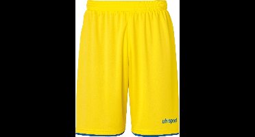 Uhlsport Club Short Kinderen - Geel / Royal | Maat: 140
