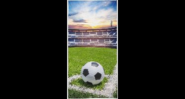 strandlaken Voetbal Badlaken- 70x140 cm Katoen Stadion