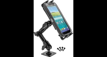 Slim-grip heavy-duty multi-angle smartphone en kleine tablets schroefvaste mount