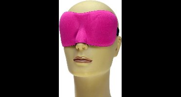 New Age Devi - Premium Zijden - 3D Deluxe - Slaapmasker - Oogmasker - Roze wordt Premium Zijden - 3D Deluxe - Slaapmasker - Oogmasker - Roze