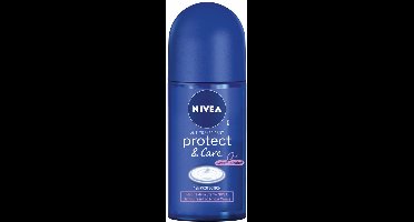 NIVEA Deodorant Roller Protect en Care - 3 x 50 ml - Voordeelverpakking