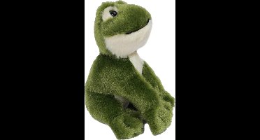 Pia soft Toys Knuffeldier Groene Kikker - zachte pluche stof - premium kwaliteit knuffels - groen - 12 cm - Kikkers