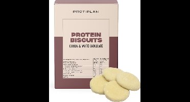 Protiplan - Protein Biscuit Quinoa Witte Chocolade - 6 x 36 g - Low carb cake - Eiwitrijk