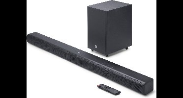 JBL SB550 - 2.1 Soundbar met Draadloze Subwoofer - Home Cinema Systeem voor TV - HDMI ARC - Bluetooth - Diepe Bas - Zwart