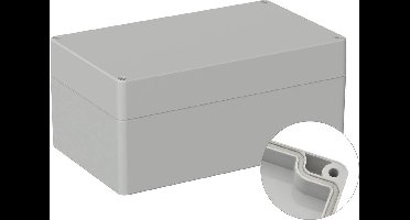 TRU COMPONENTS TC-9065524 Outdoorbehuizing 200 x 120 x 90 Polycarbonaat Grijs-wit (RAL 7035) 1 stuk(s)