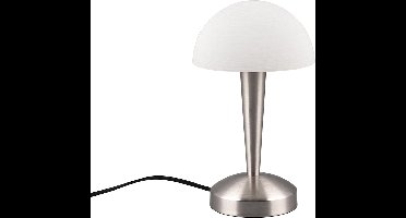 LED Tafellamp - Torna Candin - E14 Fitting - 1 lichtpunt - Mat Nikkel