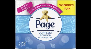 Page Toiletpapier Compleet Schoon 2-laags 12 stuks