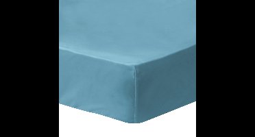 Matt & Rose Hoeslaken IJsblauw - Tweepersoons - 140 x 190/200 cm - Gewassen Katoen