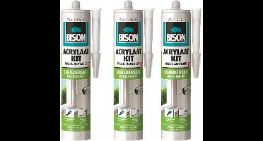 Bison® Acrylaatkit wit - 3 stuks - KD set