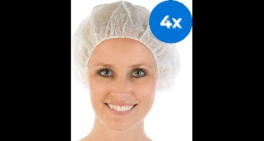 Haarnetjes wit 1000 stuks - Set van 4 doosjes Romed