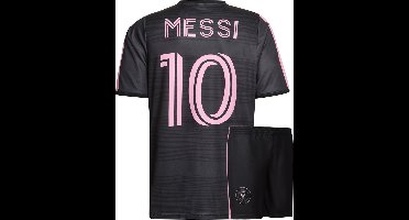 Messi Miami Voetbaltenue Uit - 2024-2025 - Voetbal Tenue Kinderen - Shirt en Broekje - Jongens en Meisjes - Volwassenen - Heren en Dames - Maat L