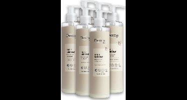 Derma Eco Vloeibare Handzeep - Hypoallergeen - Parfumvrij - Zacht voor Gevoelige Huid - Hypoallergeen - 6 x 250 ml