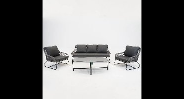 Loungeset Portofino 4 dlg antraciet