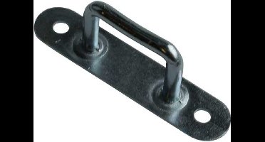 Zeilogen - 15mm - onderplaat smal - Zwart