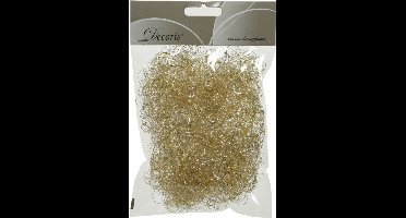 Decoris Engelenhaar - synthetisch - champagne - 2 x 13,5 x 20 cm - kerstversiering - kerstboomversiering