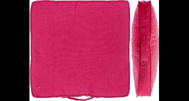 Unique Living - Kussen Madia - 45x45x5cm - Fuchsia