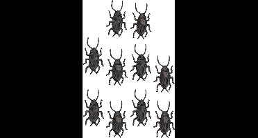 Nep kevers/kakkerlakken - 10x stuks - 5 cm - zwart - halloween/horror