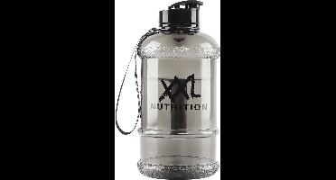 XXL Nutrition - Clear Water Bottle - Black Smoke