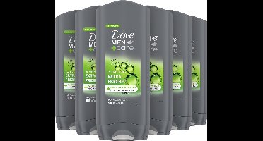Dove Men+Care - 3-in-1 Douchegel - Extra Fresh - 6 x 400 ml - Voordeelverpakking