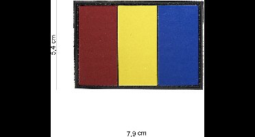 101 Inc Embleem 3D Pvc Roemenië  15069