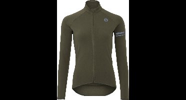 AGU Thermo Fietsshirt Lange Mouwen Essential Dames - Groen - XL