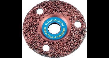 Excellent Hoefschijf - 13 cm breed - Klauwslijpschijf - Philipsen Dicht Bestukt - Brons - 115 mm