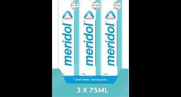 Meridol Tandvlees Tandpasta 3 x 75ml - Voordeelverpakking