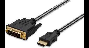 Ednet HDMI kabel type A - DVI(24+1) 2 meter