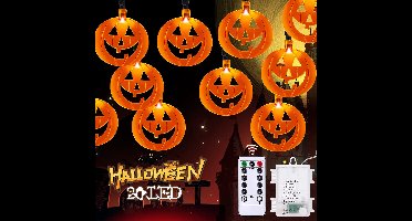 Halloween Pompoen Lampjes - Halloween Decoratie Licht - 3 M 20 LED - Waterdicht - Lichtslinger Lichtsnoer