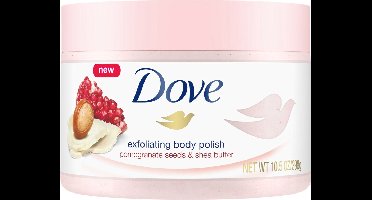 Dove Body Scrub Pomegranate & Shea butter - 4 x 225 ml - Voordeelverpakking