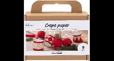 Creativ Company Mini Creatieve Box Kerstornamenten Crêpepapier