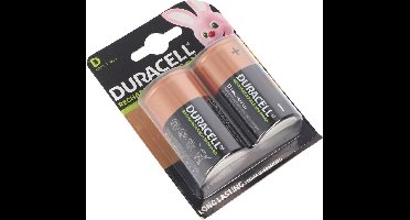 Duracell Recharge Ultra batterij HR20 Mono LR20 NiMH 3000mAh blister van 2