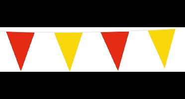 Wefiesta - Vlaggenlijn Rood/geel 20 x 30 cm (10 meter)
