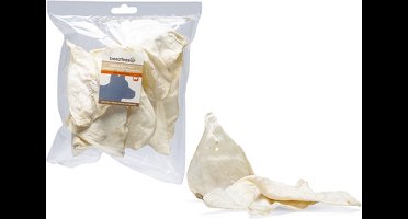 Beeztees - Gepofte runderoren - Wit - 150 gram