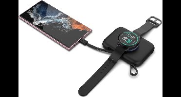 USB C Oplader Draagbare draadloze 5000 Mah Powerbank / Oplader Geschikt voor Samsung Galaxy Watch FE, 7, 6, 5, 4, 3 & Active, Classic LTE, Oplader Geschikt voor Samsung Galaxy Oplader S25 / S25 Ultra/ S24/S24 Ultra / S23 Ultra / iPhone 16 / 15