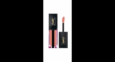 Yves Saint Laurent Water Stain Fresh Glossy Satain 604 Peach Plunge Lipgloss Coral rose langhoudend 5.9ml