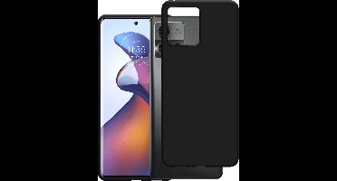 Just in Case hoesje geschikt voor Motorola Edge 30 Fusion Hoesje Siliconen - Flexibele Case - Zwart