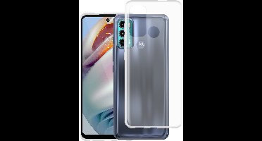 Just in Case hoesje geschikt voor Motorola Moto G60 Hoesje Siliconen - Flexibele Case - Transparant