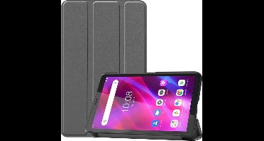 Just in Case tablet Hoes geschikt voor Lenovo Tab M7 (3rd Gen) - TriFold Bookcase - Grijs