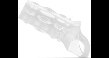Genopte Open Penis Sleeve - Transparant