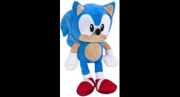 Sonic The Hedgehog Pluche knuffel (Lichtblauw) 34 cm {Speelgoed knuffelpop knuffeldier voor kinderen | Sonic, Miles, Knuckles, Shadow, Eggman | Sonic de Egel}