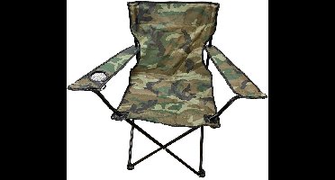 Benson Inklapbare Camping stoelen - camouflage - lichtgewicht - max 100 kg
