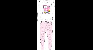 Peppa Pig pyjama learning is my super power katoen roze maat 116