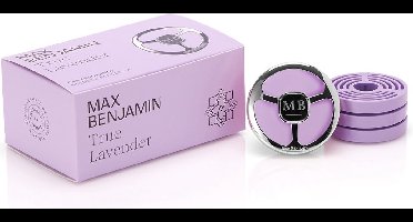 Max Benjamin Autoparfum met 4 Navullingen Cadeauset - True Lavender